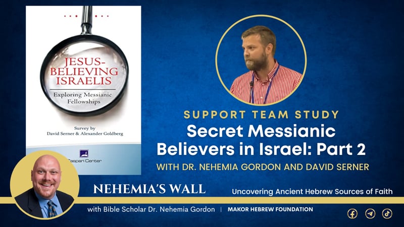 Support Team Study – Secret Messianic Believers in Israel: Part 2